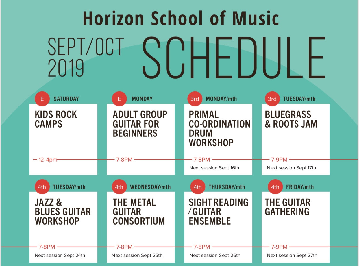 Fall Details Horizon School Of Music