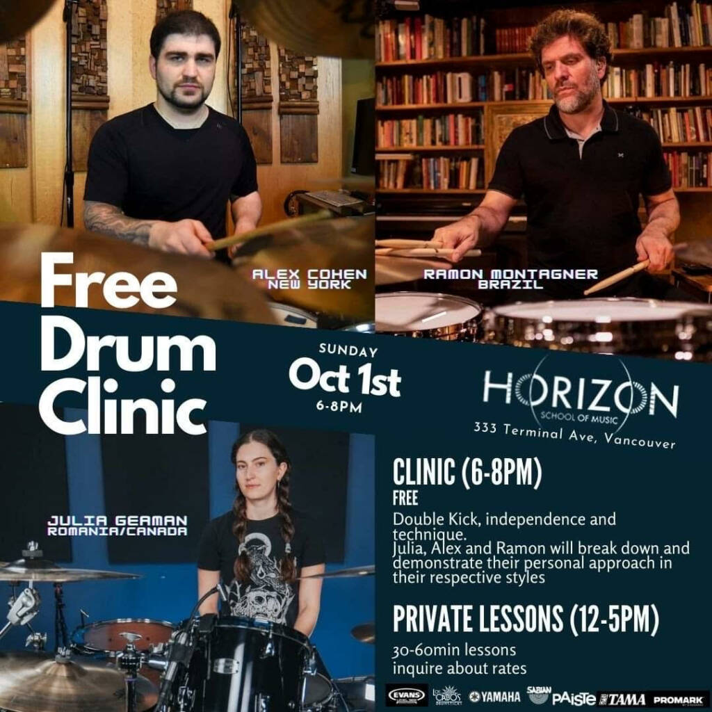 Free Drum Clinic at Horizon School of Music