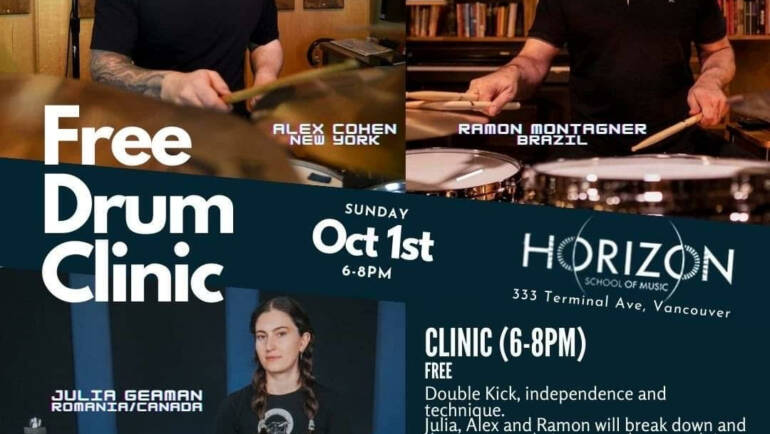 FREE Drum Clinic — October 1st at Horizon!